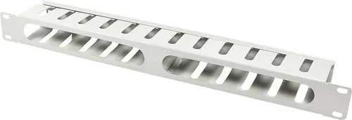 LogiLink ORCC01G 19 Zoll Netzwerkschrank-Kabelführung 1 HE Grau