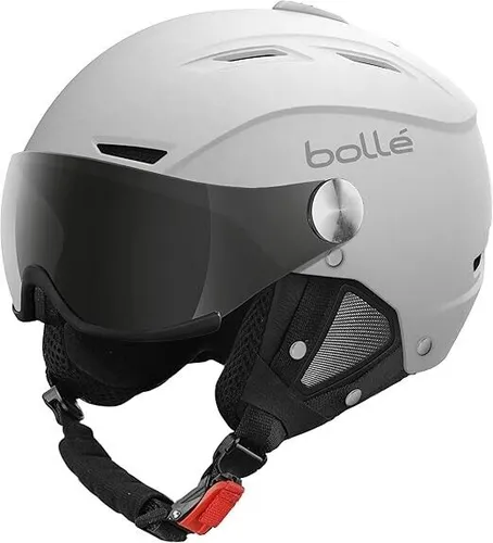 Bolle Backline Visor Skihelm - Ski- & Snowboardhelm mit integriertem Visier, ideal für Herren und perfekt für optimale Sicht im Schnee, Größe S (54-56 cm)