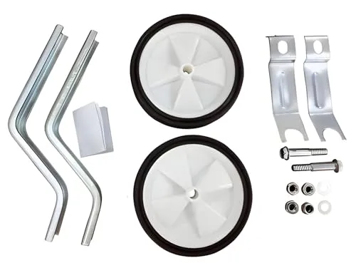 Paar Stützräder für Kinderfahrrad | Laufräder | Kinderrad Fußstütze | Fahrrad Lernhilfe | Trainingslaufräder | Fahrradlernhilfe für 12, 14, 16, 18, 20 Zoll alle Rad-Typen 1