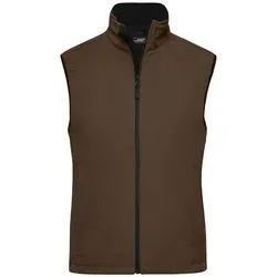 Ladies' Softshell Vest Trendige Weste aus Softshell braun, Gr. XL