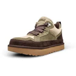 UGG LOWMEL Plateausneaker Halbschuh, modischer Schnürschuh in beige|grün, Größe 43 EU (10 US) - Stylischer Halbschuh mit gepolstertem Schaftrand und hochwertigem Obermaterial. Ideal für den täglichen Einsatz und bequem durch die Innensohle aus Lammwolle.