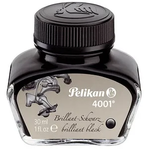 Pelikan Tinte 4001 Brilliant-Schwarz 30 ml - Hochwertige Füllertinte in brillant-schwarz, ideal für präzises Schreiben und Zeichnen. Perfekt für kreative Projekte und den täglichen Einsatz.