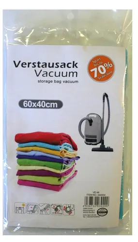 5er Set Vakuumbeutel Kleidung 60x40 | Kleidersack | Vakuum Kleiderbeutel