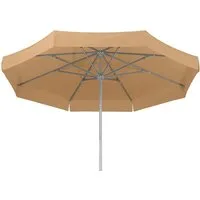Schneider Jumbo Sonnenschirm sand Ø 400 cm - Großer Sonnenschirm mit Ø 400 cm, ideal für schattige Plätze im Garten oder auf der Terrasse. Robuste Bauweise für langanhaltende Nutzung und perfekten Sonnenschutz.