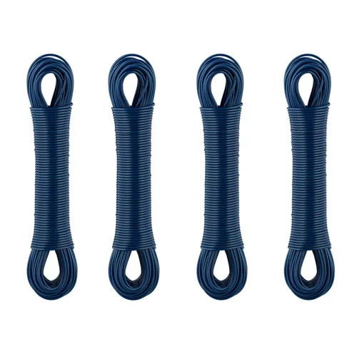 Wäscheleine mit Stahlkern 30m Wäscheseil Wäscheschnur Balkon-Wäscheleine 4er Set