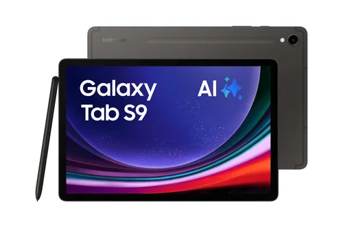 Samsung Galaxy Tab S9 WiFi - 128GB, 8GB RAM, 27,81 cm Dynamic AMOLED Display für atemberaubende Bilder und leistungsstarker Snapdragon Prozessor