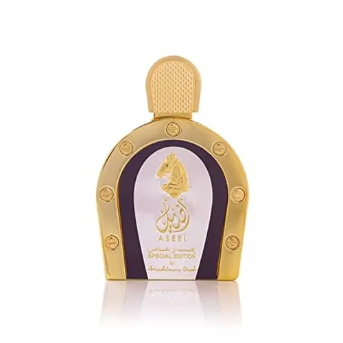 Arabian Oud Aseel Special Edition Eau de Parfum 110 ml für Herren - Unisex Düfte: Orientalischer Gourmand-Duft, ideal für wichtige Anlässe und sorgt für Selbstbewusstsein und einen bleibenden Eindruck.