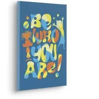 Komar Keilrahmenbild Disney and Pixar Inside Out Be Who You Are Blau