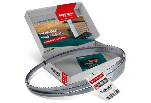 QUALITÄT AUS DEUTSCHLAND Bayerwald Werkzeuge Bandsägeblatt Bandsägeblatt Spezialstahl zahnhart 2100 x 6 x
