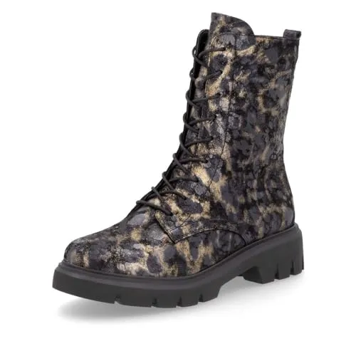 Remonte Damen Chelsea Boots D1W72, Schwarz Kombi (03) - Wanderschuhe mit herausnehmbarer, schockabsorbierender Innensohle für individuelles Fußklima und optimalen Tragekomfort, ideal für den Übergang und kalte Tage.