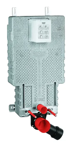 Grohe WC-Element Uniset mit Spülkasten GD 2 38643001 - Sanitärinstallation mit schalldämmendem EPS-Modul, werkseitig einstellbarem Spülvolumen und einfacher Montage für eine komfortable Badezimmerlösung.