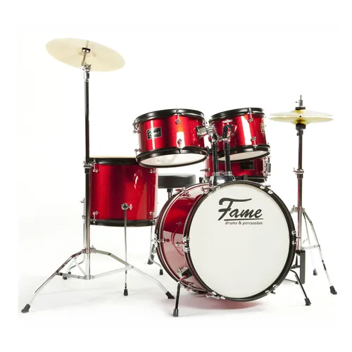 Fame Kiddyset 5 PC Junior Drumset Elias Red