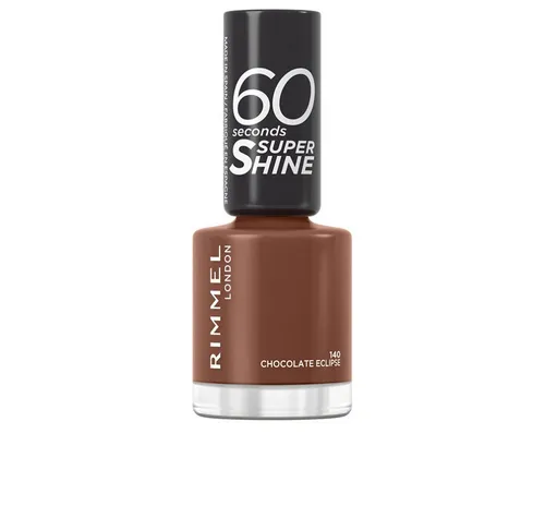 Rimmel London Nagellack 60 SECONDS SUPER SHINE Nagellack #140-Schoko-Finsternis 8 ml
