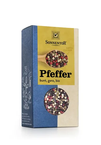 Sonnentor - Pfeffer bunt, ganz bio - 50 g