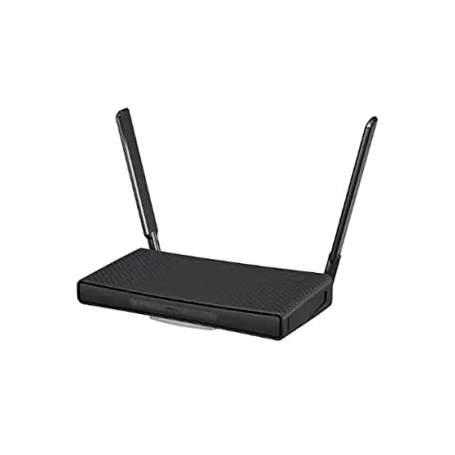 MikroTik hAP acü with RouterOS L4 License hAP acü, Wi-Fi 5, W125847700 ( Wi-Fi 5 (802.11ac), Dual-Band (2.4 GHz / 5 GHz), Ethernet LAN, Black, Tabletop Router), RBD53iG-5HacD2HnD