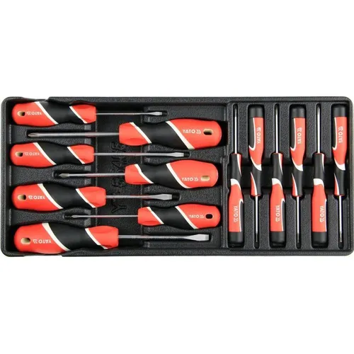 WKŁAD DO SZUFLADY ZESTAW WKRĘTAKÓW 13CZ. - Sonstige, praktischer Schraubendreher-Set für effizientes Arbeiten und einfache Organisation in der Werkstatt.