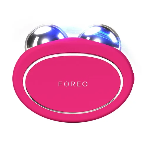 FOREO BEAR 2 Fuchsia Massagegerät - Revitalisierende Pflege mit innovativem Mikrostromgerät für straffere Haut und sichtbare Faltenreduktion - ideal für ein schmerzfreies Facelift zu Hause.