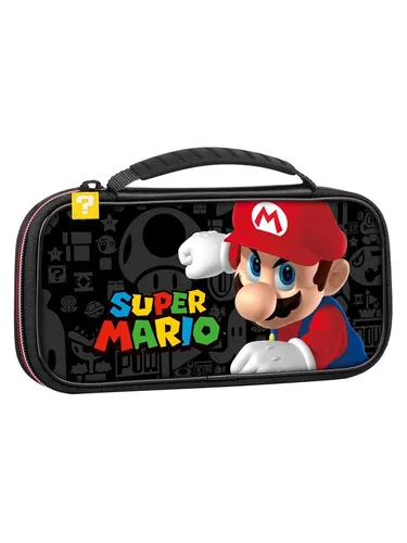 Official Case - Super Mario für Nintendo Switch - Gaming-Zubehör: Offizielles, schockfestes Reiseetui schützt die Nintendo Switch und bietet Platz für 4 Spielkarten sowie 2 Micro SD-Karten.