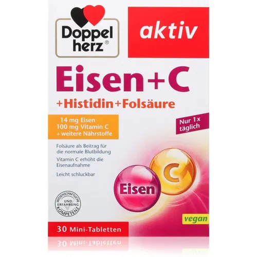 Doppelherz Eisen + C + Histidin + Folsäure von Doppelherz
