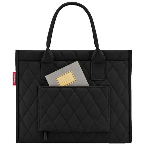 Reisenthel Laptoptasche Daily Shopper Business - Rhombus Black - Moderne, wasserabweisende Laptoptasche für Geräte bis 17 Zoll, mit praktischem Trolleyverschluss und viel Stauraum. Ideal für den täglichen Einsatz und stylisch im Design.