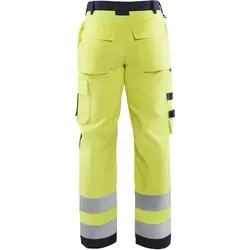 Blakläder Multinorm Handwerker Bundhose 1578 1514 - gelb/marineblau - Robuste Multinorm Handwerker Bundhose mit intelligenten Taschenlösungen und verstärkten Knien. Ideal für extreme Bedingungen, bietet hohen Tragekomfort und geprüfte Qualität.
