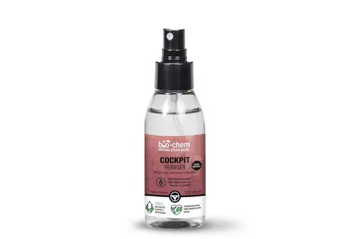 bio-chem bio-chem Cockpit-Pflege 100ml – Reinigt & schützt Leder & Kunststoff Cockpit-Reiniger (Einzelprodukt, [- Cockpit-Pflege 100 ml Schonende Pflege für Leder & Kunststoff)