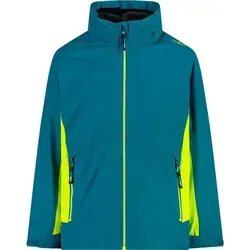 CMP KID Jacket FIX Hood Detachble INN.JACKET deep lake-acido (28MM) 164 - Funktionsjacke für Kinder, 3-in-1-Modell mit wasserdichter Außenschicht und isolierendem Arctic-Fleece, ideal für Outdoor-Aktivitäten. Wassersäule 5000 mm und atmungsaktiv für höchsten Komfort.