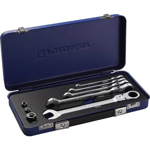 PROMAT Maulringratschenschlüsselsatz 8-teilig von Promat