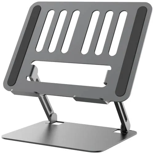 MULTI-ANGLE Tablet-Ständer Universal 10,1 cm (4) - 32 cm (12,6) - Faltbarer Tablet-Ständer aus Aluminium, bietet flexible Betrachtungswinkel für optimalen Komfort beim Lesen oder Arbeiten.
