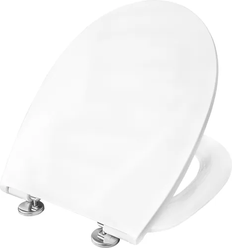 CORNAT WC-Sitz Superflaches Design - WC-Sitz aus pflegeleichtem Duroplast mit Quick Release Halterung, ideal für schnelle Reinigung und modernen Komfort.