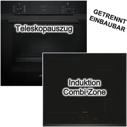 Siemens Herdset mit Backofen und Induktionskochfeld 60 cm