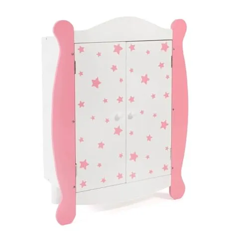 Bayer Chic 2000 Puppenkleiderschrank mit Kleiderstange