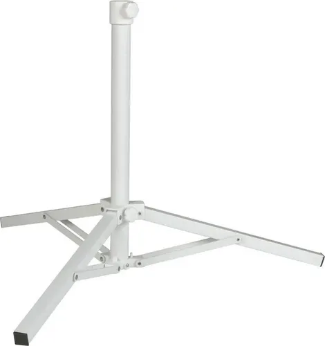AKTIVE 53760 Sonnenschirmständer mit 3 klappbaren Beinen in weiß von Aktive