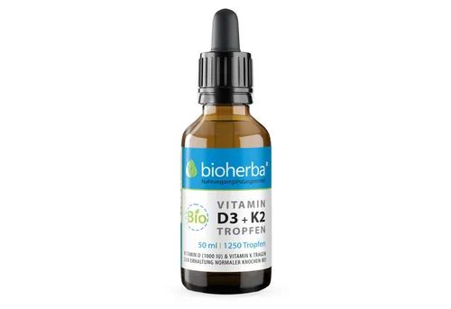 BIOHERBA R Bio Vitamin D3 + K2 Tropfen 50 ml Tropfen