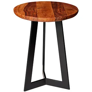 Beistelltisch PHRA PHUTTHABAT - Braun - Eleganter Beistelltisch PHRA PHUTTHABAT, handgefertigt aus nachhaltigem Holz, ideal für stilvolle Wohnzimmer und gemütliche Akzente.