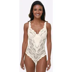 Sassa Miederbody mit Bügel und Spitze in Beige, Größe 75