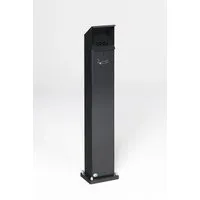 PROREGAL® Aschenbecher Standsäule 2L - Elegante Lösung für Raucherzonen - Aschenbecher für Außenbereiche, robust und langlebig mit modernem Design. Ideal für öffentliche Plätze, Büros und Gastronomie.