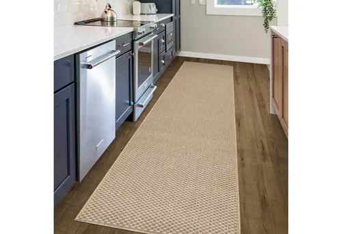 my home Teppich Venedig auch als Läufer erhältlich, rechteckig, Höhe: 4 mm, In- und Outdoor geeignet, Sisal-Optik, Wetterfest & UV-beständig