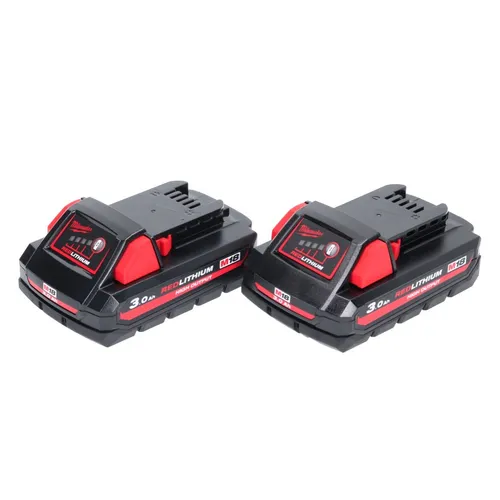 Milwaukee M18 HB3 High Output Akku 2x 18 V 3,0 Ah