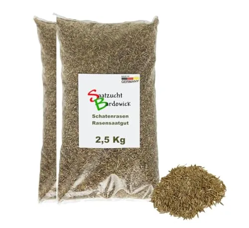 1-30 Kg Rasen Schattenrasen Grassamen Rasensamen Rasensaat Gras - Qualität zum Fairen Preis ! (5 kg)