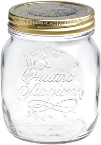 Haushalt International Einmachglas Einmachglas 700ml mit Schraubdeckel, (1-tlg)