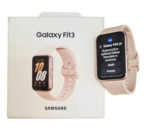 Samsung Galaxy Fit3 (Roségold) – Fitness Tracker mit AMOLED-Display