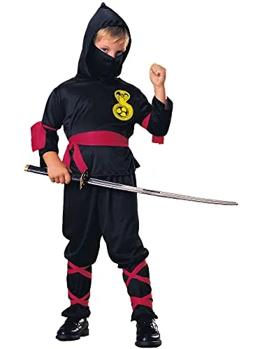 Rubie's Official, Ninja Kostüm, Kinder, klein, 881900S. Karneval