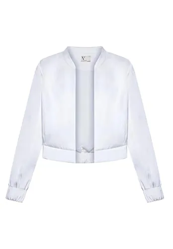 Vera Mont Damen Blouson Langarm Rohweiß, Größe 38 in weiß von Vera Mont