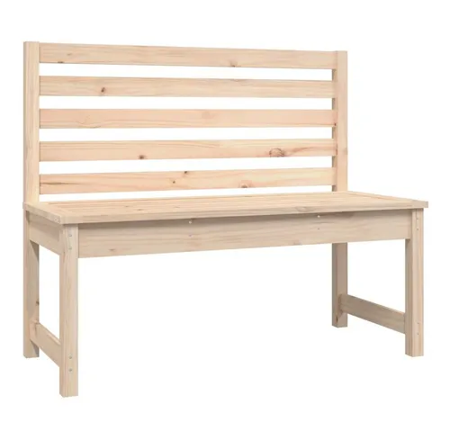 furnicato Gartenbank, Braun, Holz, Rechteckig, 48x91.5x44 cm - Elegante Gartenbank aus massivem Kiefernholz, ideal für entspannte Stunden im Freien. Mit komfortabler Rückenlehne und zeitlosem Design fügt sie sich harmonisch in jeden Außenbereich ein. Einfache Montage durch beiliegende Anleitung.