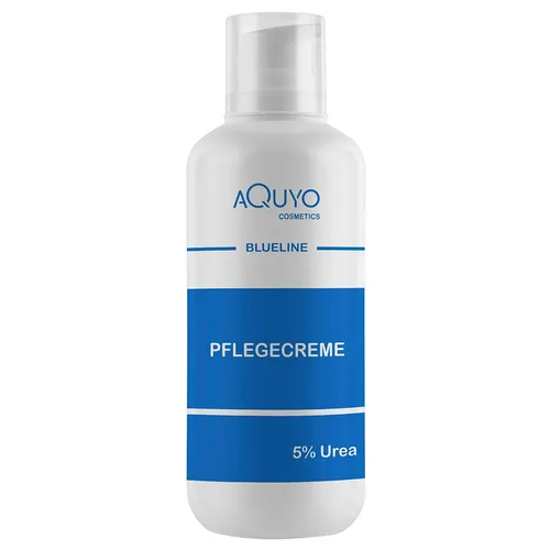 Blueline Pflegecreme 5% Urea - Hochwertige Urea-Creme für trockene und empfindliche Haut. Unterstützt die tägliche Pflege und sorgt für ein angenehmes Hautgefühl. Ideal für Gesicht, Hände und Körper – ohne Silikone und Parabene.