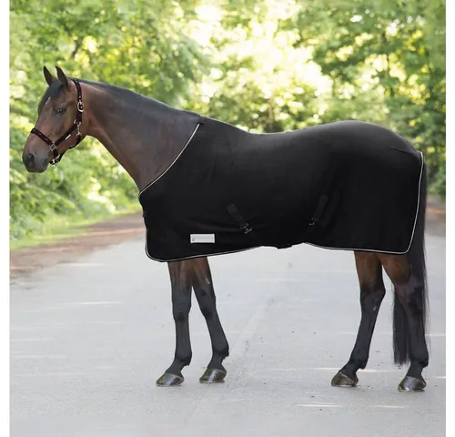 Waldhausen 125 cm Schwarz Abschwitzdecke Economic mit Kreuzgurten - Praktische Abschwitzdecke in Schwarz, Größe 125 cm, aus 100% Polyester. Ideal für den Einsatz im Reitsport, sorgt für angenehmen Tragekomfort und einfache Handhabung.