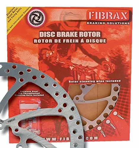 Bremsscheibe MTB 6-Loch Fibrax 160mm - Leichte 118g Bremsscheibe für MTB, kompatibel mit Shimano und anderen, sorgt für optimale Bremsleistung und Sicherheit.
