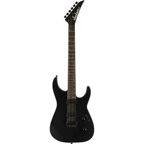Jackson American Series Virtuoso HT Satin Black - E-Gitarre aus der American Series, mit Erlenkorpus und hochwertigem Seymour Duncan Tonabnehmer-Set, ideal für professionelle Musiker und beeindruckenden Sound.