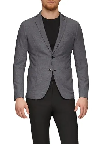 Sakko s.OJOGG, Slim Fit - Elegantes Slim Fit Sakko für Herren mit Reverskragen, langen Ärmeln und aufgesetzter Brusttasche – perfekt für formelle Anlässe oder Business-Outfits.